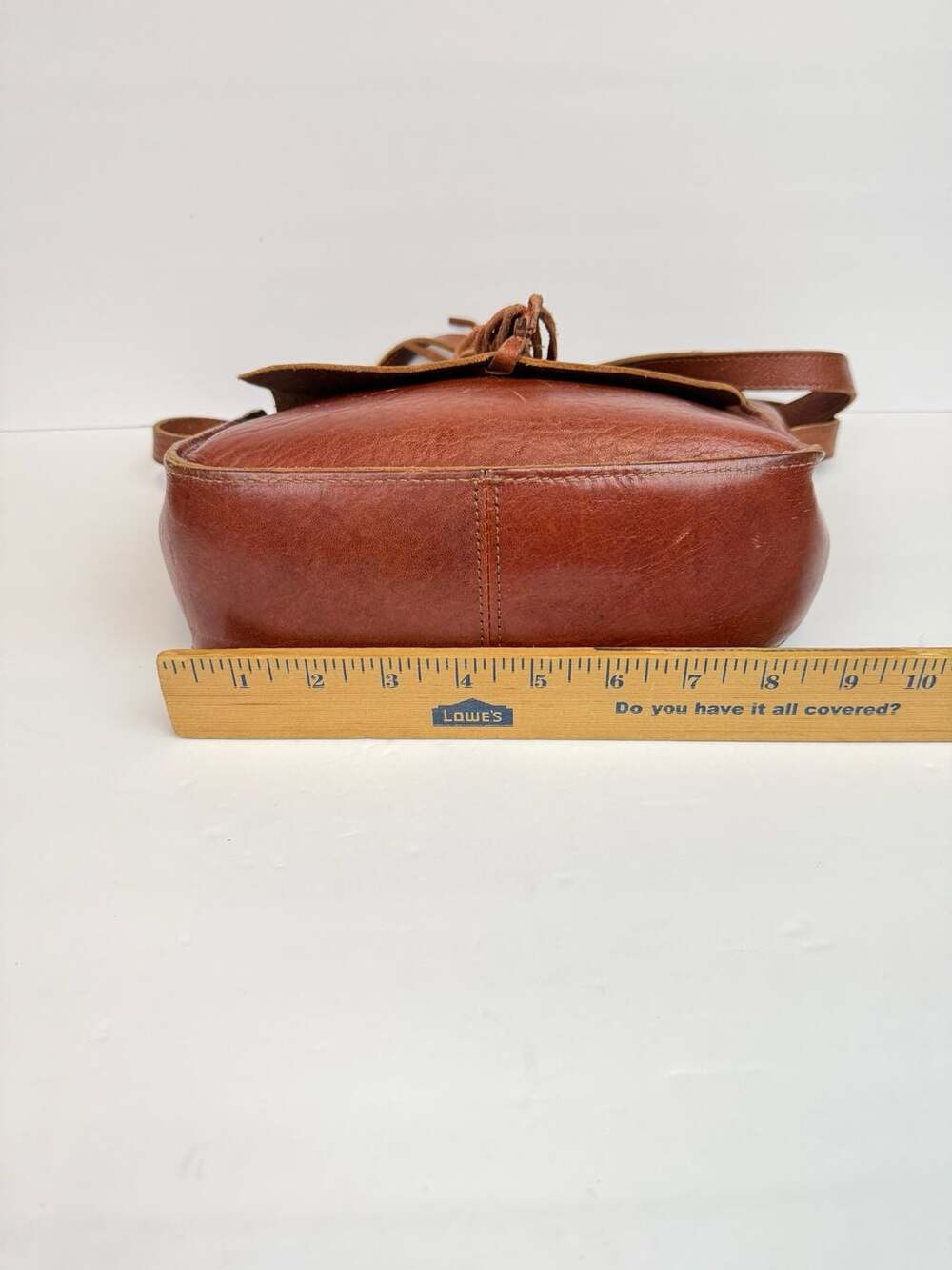 Lucky Brand Vall Leather Crossbody Bag with Tassel - Picture 5 of 8